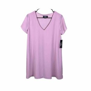 Lulus Womens Shift Dress Size Small Mauve Pink Short Sleeve New With Tags
